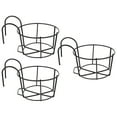 thumbnail image 6 of GETAJGHSD 3Pcs Iron Hanging Flower Pots Metal Planter Holder for Garden and Office Use 20X15.5X11CM, 6 of 8