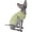 Green, variant on Cotton Sphynx Cat Clothes Vest for Hairless Cat Knit Stripe T-Shirt Apparel Kitten Summer Shirts for Devon Rex