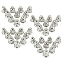 Stainless Steel Lug Nut Covers, 2"(H), fits 33mm, push on (40 Pack)