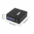 thumbnail image 2 of Adaptador de señal de video HD a RCA Computadora para mostrar convertidor de audio y video 1080P alimentado por USB, blanco Jumpingount EL4880-02B, 2 of 2
