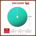thumbnail image 2 of Daiia Turquoise Light Blue Drawing Merry Christmas Tree Skirt , Xmas Large Lace-up Tree Skirt, Santa Snowflakes Rustic Home Decorations New Year Party Farmhouse Decor-48", 2 of 6
