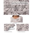 thumbnail image 4 of MINTREUS Women's Pajama Set Long Sleeve Sleepwear Ladies Soft Pjs Lounge Sets, 4 of 6