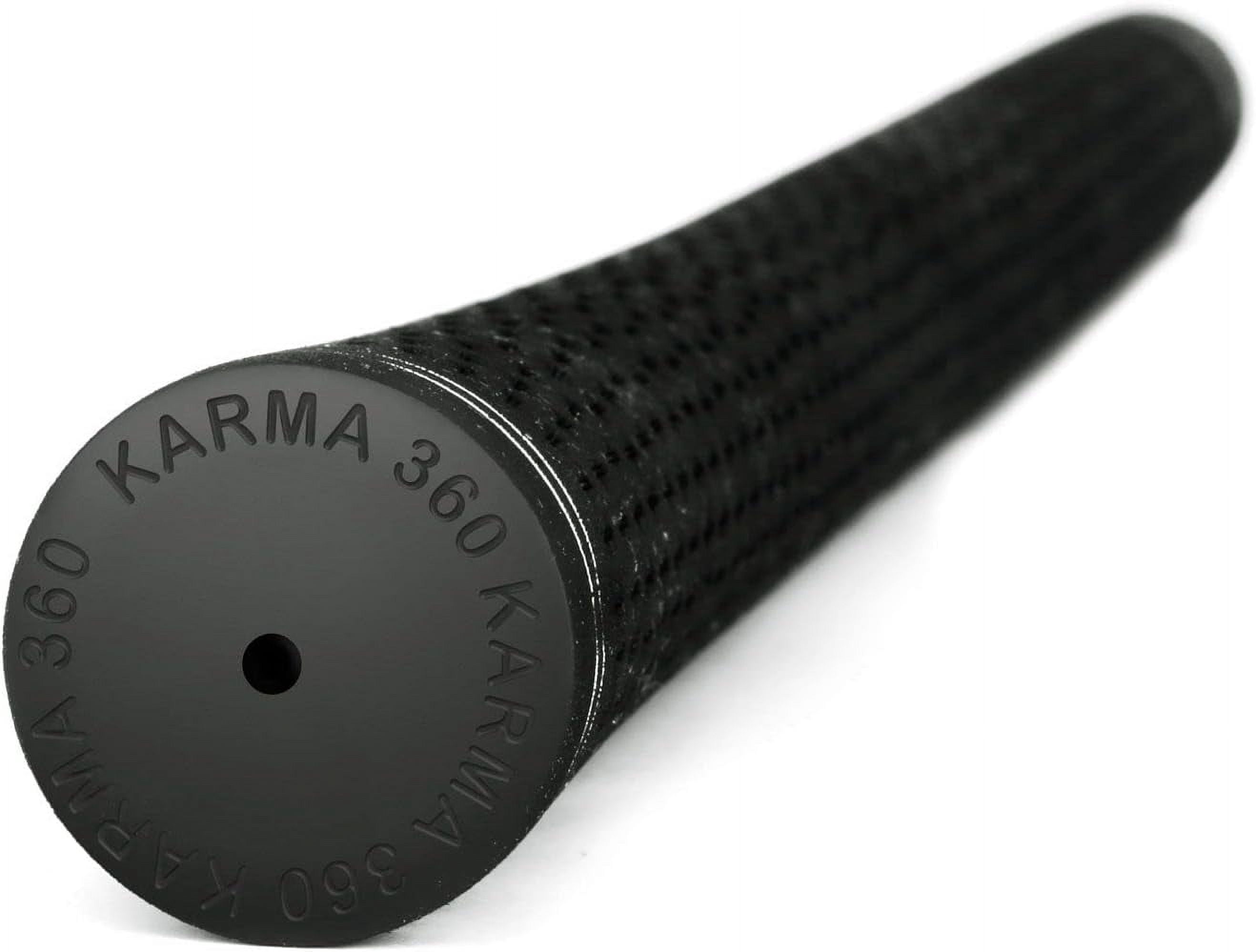 Karma Revolution Black Standard Golf Grips 25-Piece Bulk Pack