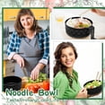 thumbnail image 3 of Microwave Ramen Cooker,Microwave Ramen Bowl with Lid,Microwave Ramen Bowl Set, Microwave Ramen Bowl with Strainer, Ramen Bowl with Handle That Apartment Essentials Dishwasher-Safe, 3 of 7