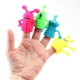 thumbnail image 4 of Guodhu Funny Colorful Stretchy Finger Puppets Soft Rubber Monster Doll Toys for Kids Party Favors Classroom Prizes Halloween Goodie Bag Stuffers, 4 of 9