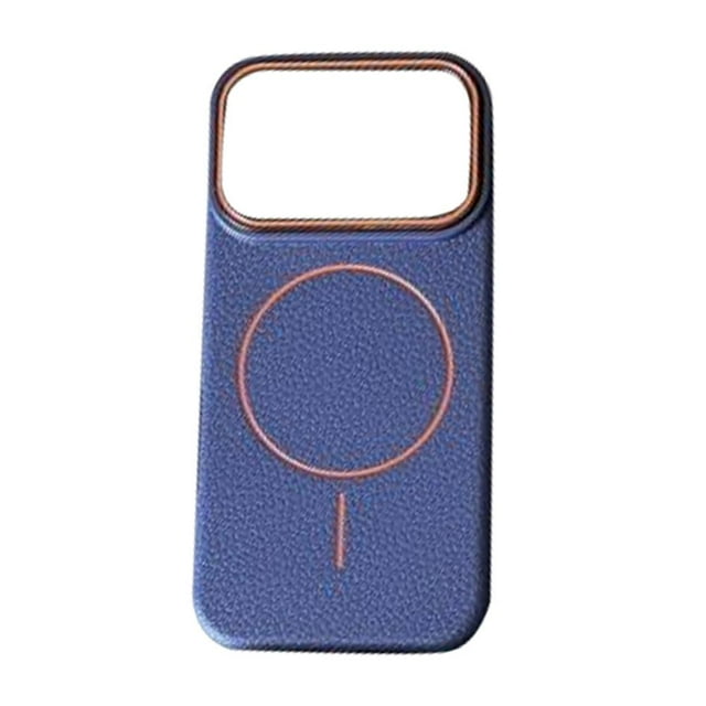 Pour iphone 17 Promax Étui de Téléphone Motif Litchi Magnétique
