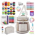 thumbnail image 2 of Kit de ganchillo Hearth & Harbor para principiantes con lana y bolsa, 2 of 8