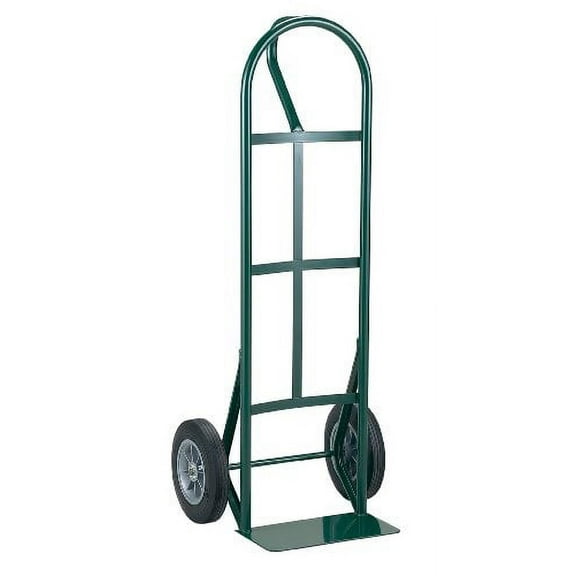 Super Steel Hand Trucks, 600lb Cap., 7  x 14 in Base Plate, Vertical Loop Handle