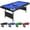blue, variant on RONSHIN 7 Ft Portable Foldable Pool Table, Billiards Table with Full Accessories for Family Game Room