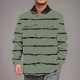 thumbnail image 4 of BiZtdJrK Mens Winter Warm Jackets Vintage Print Zipper Long Sleeve Coats Loose Fit Casual Fashion Heavyweight Sweatshirt with Pockets 90 Off Clearance Sale Army Green L, 4 of 5