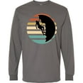 thumbnail image 3 of Inktastic Rock Climbing Mountain Climber Silhouette Long Sleeve T-Shirt, 3 of 5