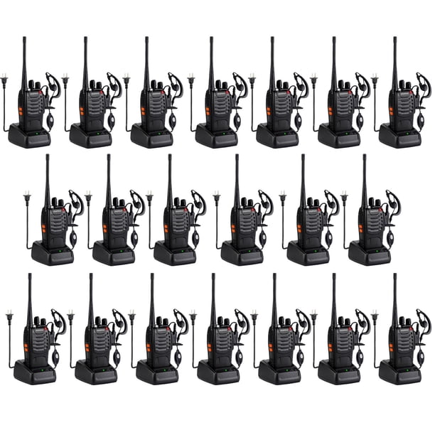 Walkie Talkies BAOFENG 888S recargables de largo alcance (paquete de 20)