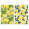 thumbnail image 1 of Farmhouse Lemon Kitchen Towels Set of 2, Yellow Citrus Design Dish Towels - Absorbent Hand Tea Towels for Baking, Cooking and Country Kitchen Style, 1 of 1