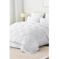thumbnail image 3 of Microfiber Comforter, Duvet Insert,Ultra Soft, All-Season, Lightweight & Fluffy, Machine Washable, White, (Queen (U.S. Standard)), 3 of 6