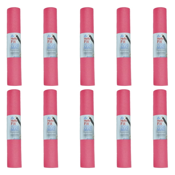 Hello Fit Bulk Yoga Mats, Affordable Exercise Mats, NonSlip, Eco