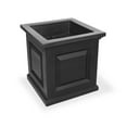 thumbnail image 2 of Mayne Nantucket Large 16 In Square Plastic Outdoor Flower Pot Planter Box, Black, 2 of 6