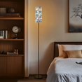 thumbnail image 5 of Floor Lamp for Living Room with 3 Color Temperature Vintage Camelia seamless pattern Spring flowers Modern LED Standing Lamp，Minimalist Tall Lamp with linen lamp shade, 5 of 5