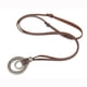 thumbnail image 2 of Collar colgante retro de cuero Yinane para hombres, 2 of 8