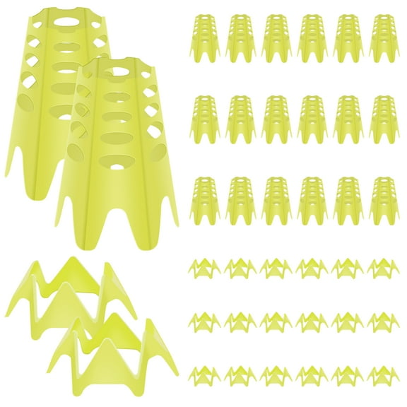 Keyohome 40Pcs Plastic Golf Tees Practice Golf Simulator Tees Portable Golf Mat Tees Lightweight Outdoor Indoor Golf Tees Reusable Golf Simulator Tees for Turf and Driving Range