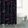 thumbnail image 4 of Math Equations Colorful Math Black Pattern Shower Curtain 72"x72" ,Bathroom Decorative Shower Curtains Set with 12 Hooks,Modern Waterproof Washable Shower Curtain, 4 of 6