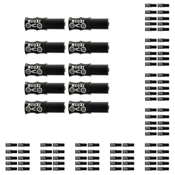 Greeniant 10 Uds tapas de extremo de Cable de freno aleación de aluminio profesional resistente al desgaste accesorios universales para Cambio Negro 10Conjunto