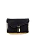thumbnail image 3 of Envelope Wristlet Clutch Crossbody Bag with Chain Strap (Black), 3 of 10