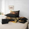 thumbnail image 2 of Erosebridal 7-Piece Cute Highland Cow Bedding Sets Twin Size,Farm Animal Comforter Sets With Sheets,Black Reversible,Floral Flower Decor,Highland Cow Bedding Comforter Set, 2 of 5