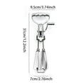 thumbnail image 3 of LLDYYDS Rotary Egg Beater,Handheld Vintage Inspired Egg Beater,12 Inch Manual Hand Mixer with Double Head,Household Whisk Cake Accessories, 3 of 9