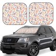thumbnail image 1 of Vsdgher Funny Chicken Print Car Windshield Sun Shade, Reflective Sunshade Window Sunshade Sun Visor Protector Fit for Cars,Trucks,SUVs-Medium, 1 of 6