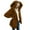 Brown, variant on Spring Tops for Women 2025 Viikei Womens Fall Fashion 2025 Women's Solid Color Casual Plush Cardigan Long Sleeve Pockets Blouse Coat Tops