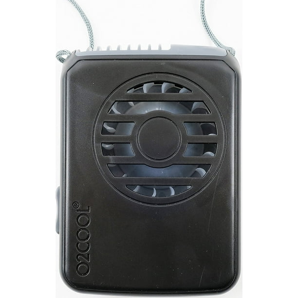 O2COOL® Deluxe Necklace Fan Battery Powered (Black)
