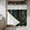 Green, variant on Grey Forest No Hook Shower Curtain Waterproof, Bathroom Curtains with Snap in Liners and See Through Top Window, Mysterious Primitive Forest Pine Tree Hotel Style Bathtub Curtains Shower 36"Wx72"L