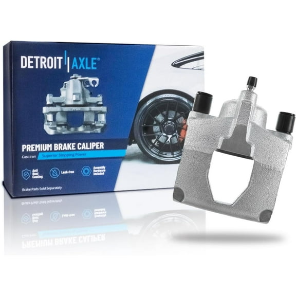 Detroit Axle - Rear Brake Caliper for 2000-2007 Chrysler Town and Country Caravan Voyager Disc Brake Caliper 2001 2002 2003 2004 2005 2006 Replacement Brake Caliper