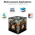 thumbnail image 2 of Toucan Foldable Cube Organizer with Handle, 10.8"x10.5"x10.6", Large Capacity Storage Box and Organizer Bins, 2 of 6