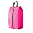 thumbnail image 1 of Xingzhi Sacs à Chaussures de Voyage Faciles à Utiliser et Réutilisables Gardent les Chaussures Organisées Sac de Rangement pour Chaussures de Voyage Pochettes à Chaussures de Voyage en Polyester Rose G 1 Ensemble, 1 of 6