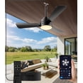 thumbnail image 1 of Ventilador de techo aetherlume de 71 cm enchufable, LED regulable, control remoto, 1 of 8