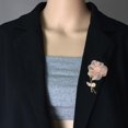 thumbnail image 2 of Fabric Flower Brooches for Women Elegant Flowers Pins for Clothes Floral Brooch Dainty Lapel Pin Accessories Pearl Crystal Corsage Cocktail Party Ceremony Banquet Decoration Fashion Jewelry, 2 of 12