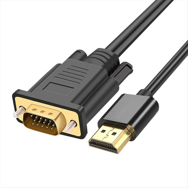 Cable Convertidor Compatible con para A VGA 1080P Chapado en para PC, Computadora Portátil, Conmutador, TV Box Cable de Video de 1 M de