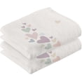 thumbnail image 2 of GZHJMY Romantic Love Light Hand Towels Set of 2 Pack - 16 x 28 Inches Extra Absorbent Pure Washcloth Towels, Super Soft Hand Towel for Bathroom, Hotel, Kitchen, Gym, 2 of 7