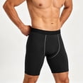 thumbnail image 4 of SAWOBUUN Men's Compression Shorts High Elasticity Athletic Base Layer Tights Quick Dry Breathable Workout Leggings, 4 of 6