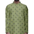 thumbnail image 4 of Atasi Kurta Pyjama de Fête pour Hommes, Col Mandarin, Ensemble Ethnique Imprimé Kurta, 4 of 5