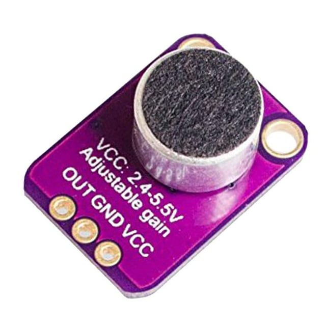 Electret Microphone Amplifier (MAX4466) - Módulo De Amplificadores Ajustables - Tablero De Control De Ganancia Automática Para Proyectos , Ampl DYNWAVEMX Amplificador de micrófono electret