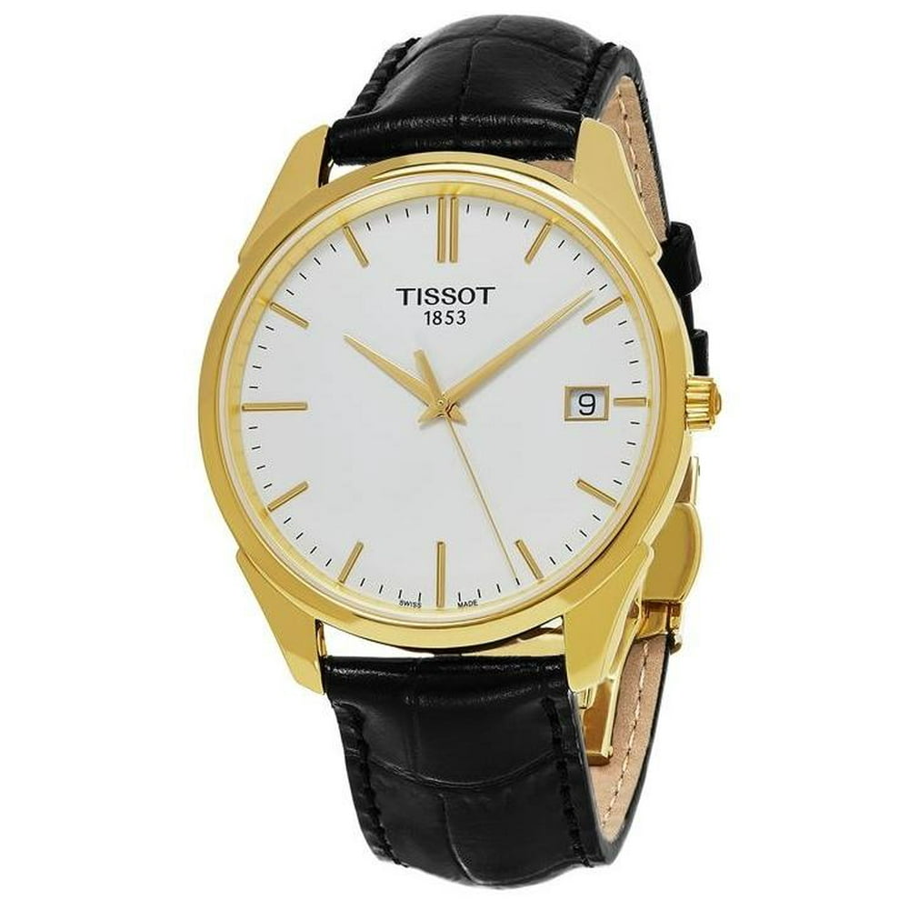 Tissot - Tissot T-Gold Vintage Leather Mens Watch T9204101601100