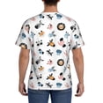 thumbnail image 2 of Naloa Cartoon Animals Men's T-Shirt Sport T-shirt Men's Basic Tee Casual Men's Shirt, Round Neck, Short Sleeves - Large, 2 of 5