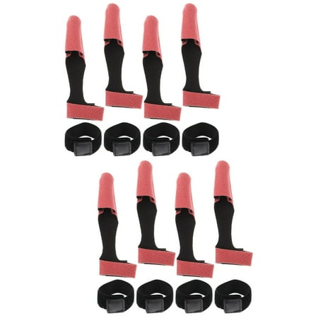 MLINS 8 Sets Reusable Fishing Rod Tip Sleeve Protector Case Fishing Accessories