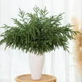 thumbnail image 3 of 6PCS Artificial Norfolk Pine Branches - 30 Inch Faux Christmas Greenery Stems Fake Cedar Pine Picks for Vase DIY Crafts Garland Wreath Accessories Xmas Indoor Outdoor Home Decorations, 3 of 12