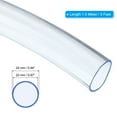 thumbnail image 2 of Uxcell Tubing Flexible Clear Vinyl Tubing Water Hose Tube for Reverse Osmosis Systems Water Filters 7/8" x 8/9" x 5 Ft, 2 of 7