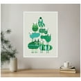 thumbnail image 2 of Kate and Laurel Framed Canvas Wall Art Print 'Christmas Sheep' by Rachel Lee, 18 x 24 Sylvie White Frame, Whimsical, Animal Art for Wall Decor, 2 of 8