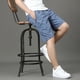 thumbnail image 4 of Pantalones cortos blancos para hombre, de verano, hasta la rodilla, informales, para uso diario, 4 of 5