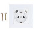 thumbnail image 1 of High quality European standard 82 TYPEC+USB socket tempered glass panel embedded conceale, 1 of 5